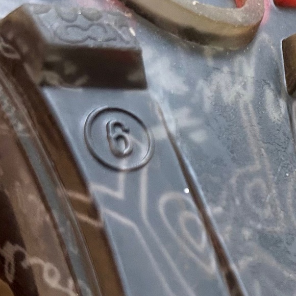 Women’s Black Coach Poppy Rubber Rain Boots - Picture 10 of 10